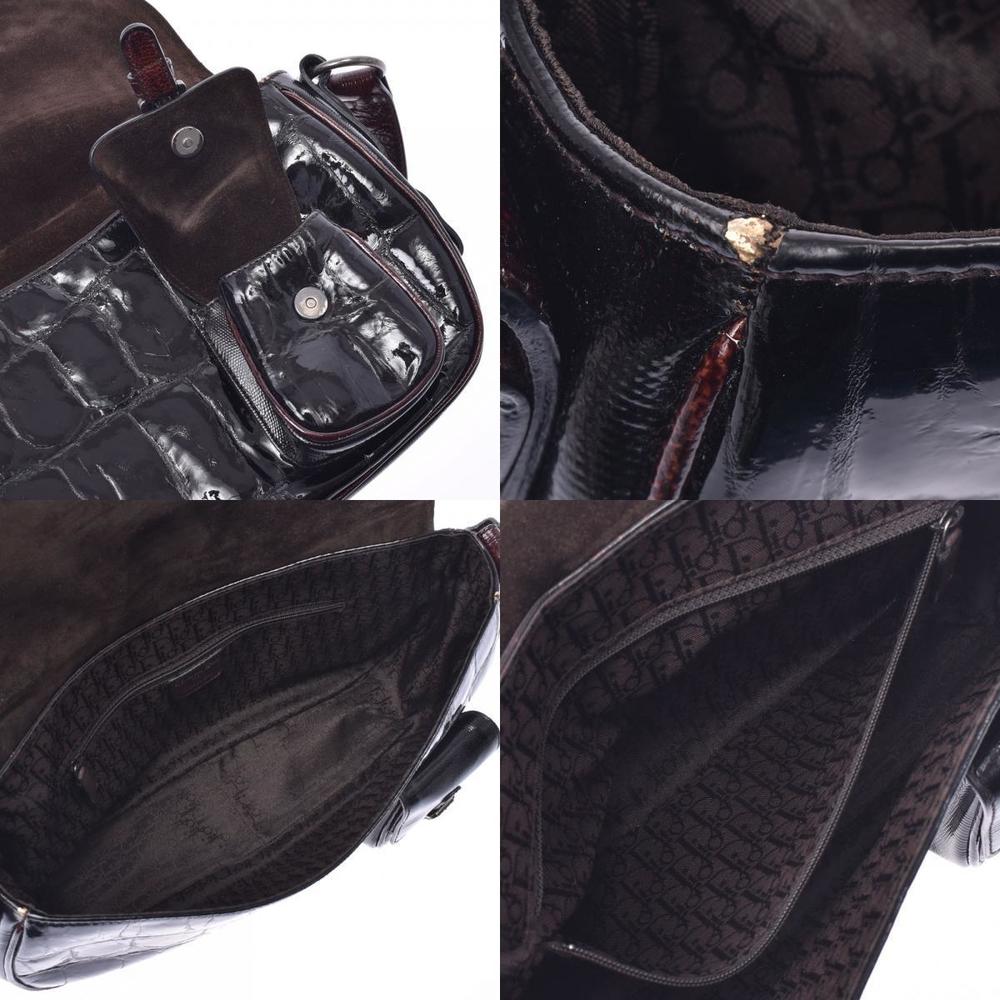 Dior Gaucho  Brown Shoulder Bag Christian - Picture 11 of 12